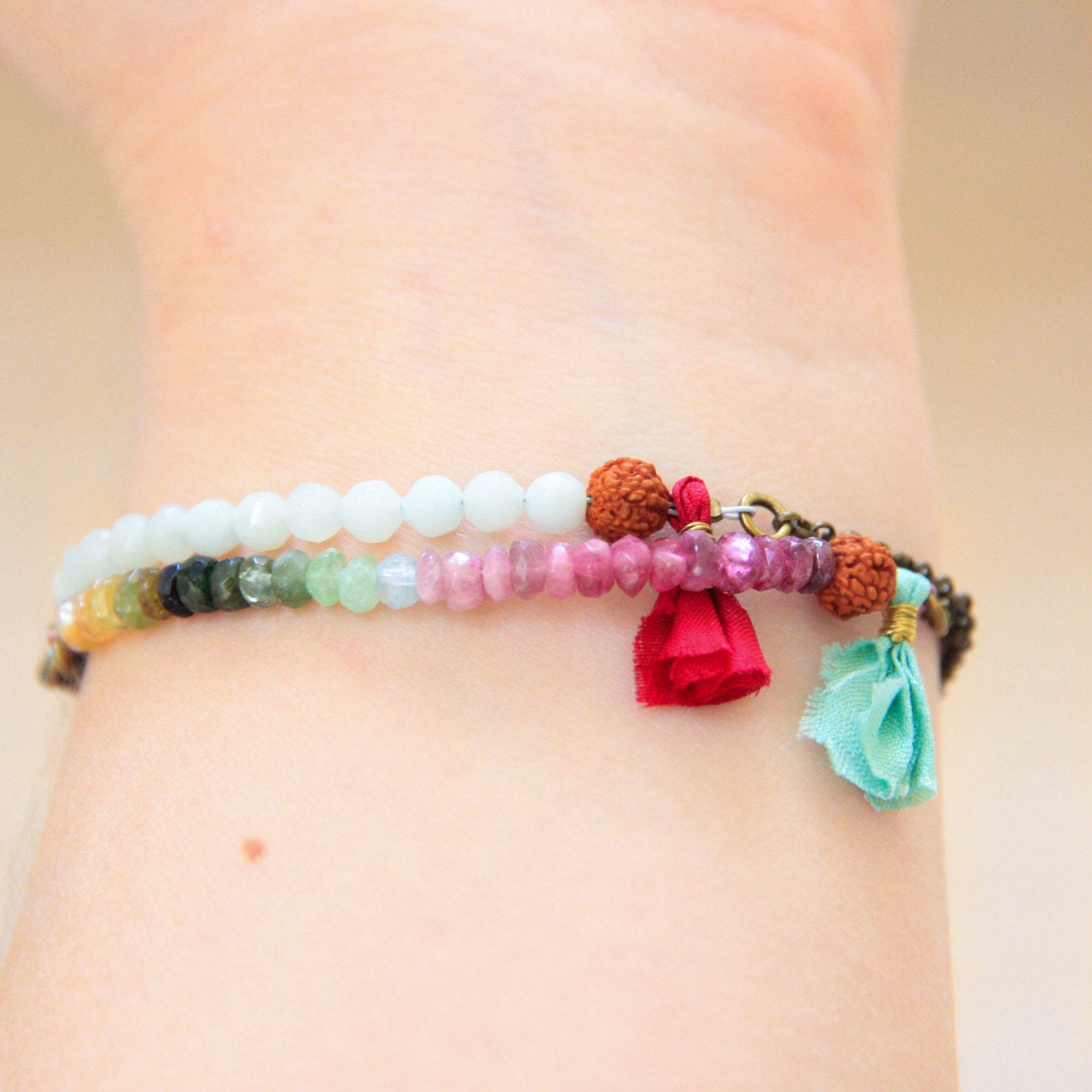 small bead bracelets, boho jewelry