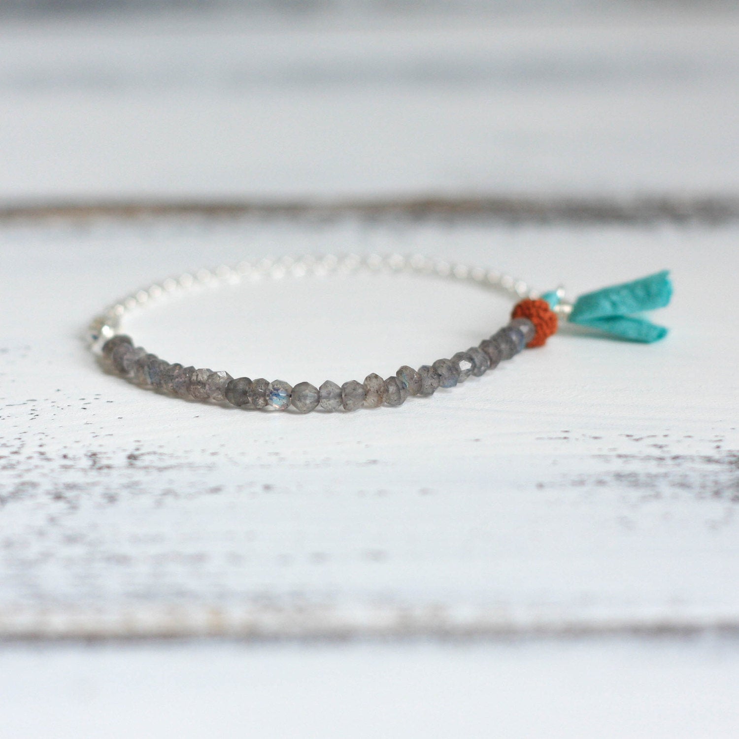 Labradorite spiritual bracelet, boho jewelry