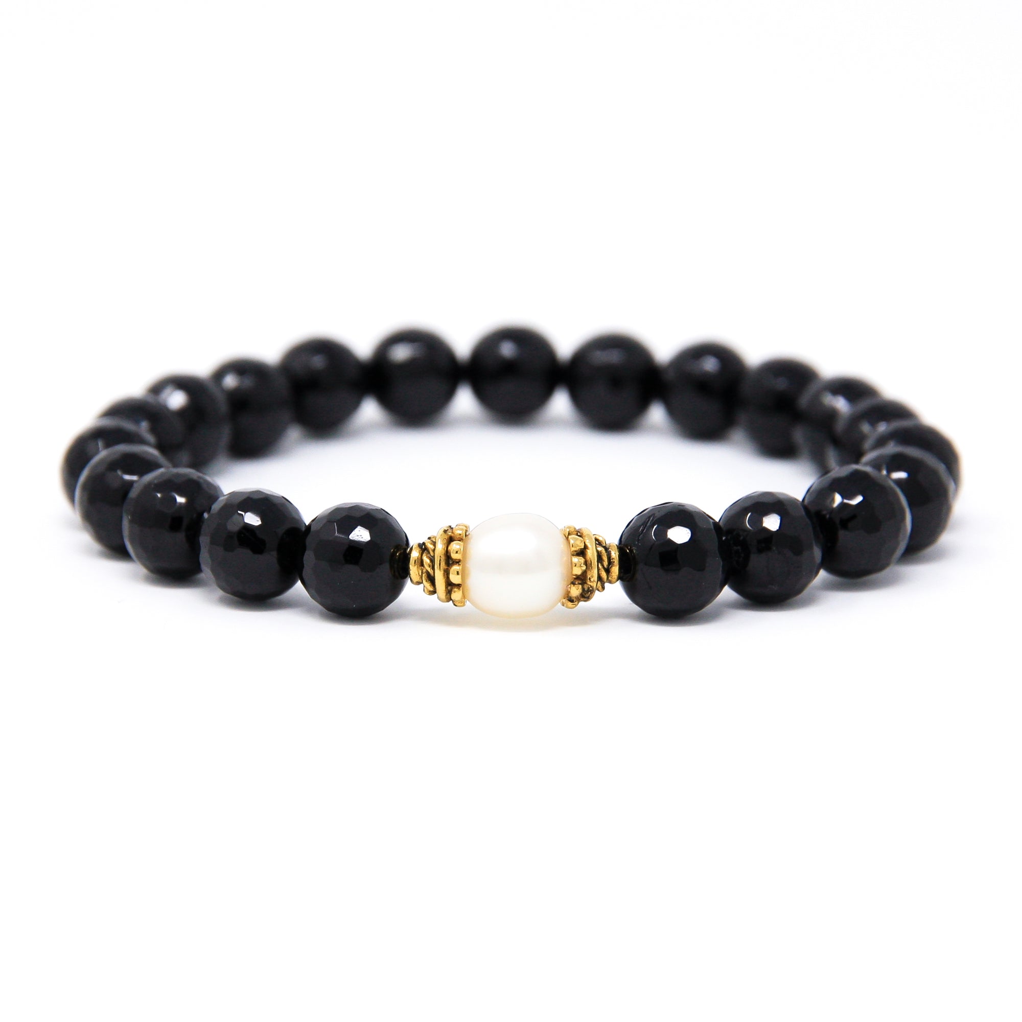 Black Tourmaline bracelet, mala beads