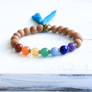 chakra stones bracelet, yoga jewelry